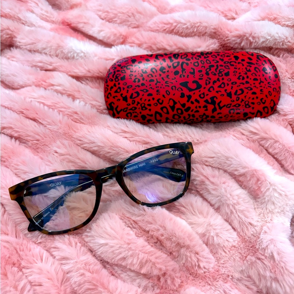 QUAY Australia Brand New Blue Light Glasses Tortoise Shell